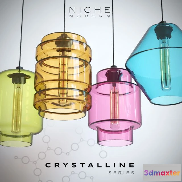1538610 - Pendant lights Niche Crystalline 3D Max