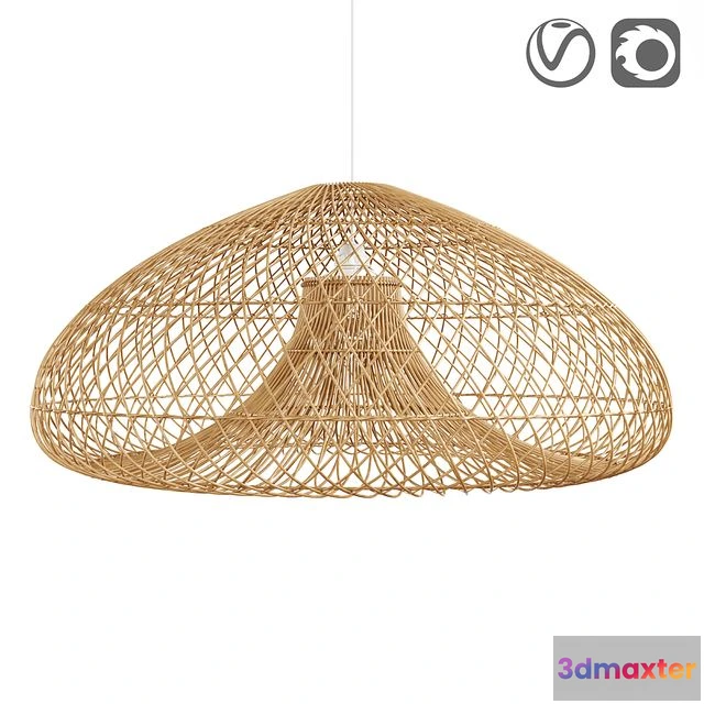 1538754 - Rattan lamp Titou 3D Max