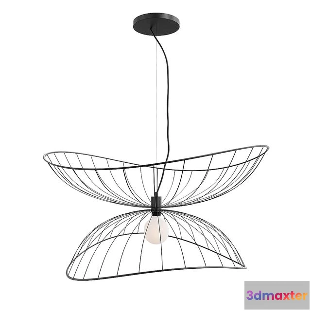 1538760 - Ray Pendant 70 Black 3D Max