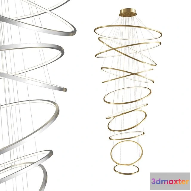 1539040 - Chandelier Newport 15000 3D Max