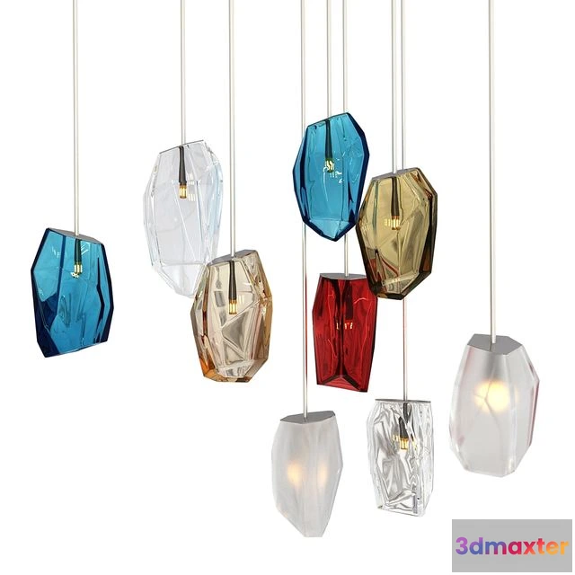 1539044 - Chandeliers Crystal rock. Arik Levy 3D Max