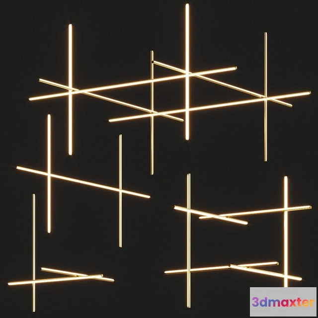 1540635 - Flos Coordinates Pendant Lamps Full Complication 3D Max