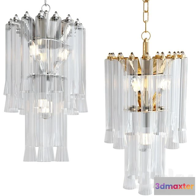 1540793 - Lorelei Petite Waterfall Chandelier 3D Max