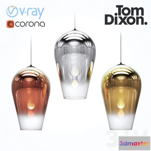 1541901 - FADE PENDANT LAMP by Tom Dixon 3D Max