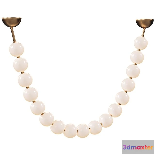 1542539 - Collier De Perles Chandelier 3D Max