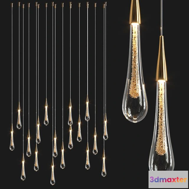 1543417 - Stylish Modern Drop Pendant 3D Max