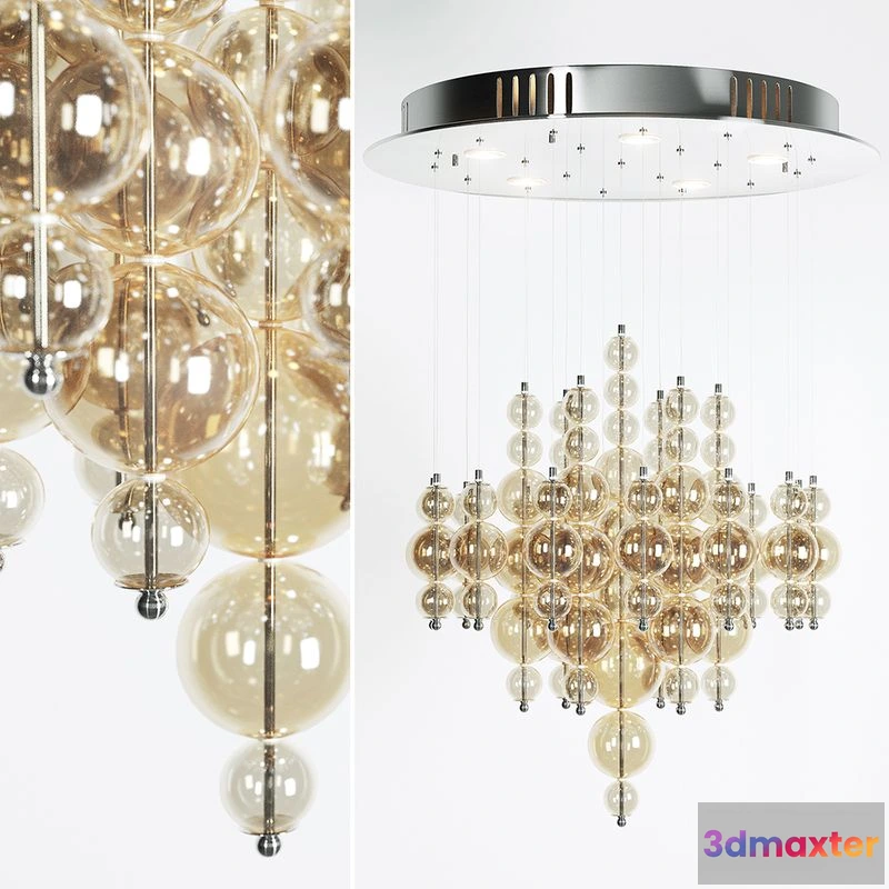 1544655 - SMALL BUBBLES CASH PENDANT 3D Max