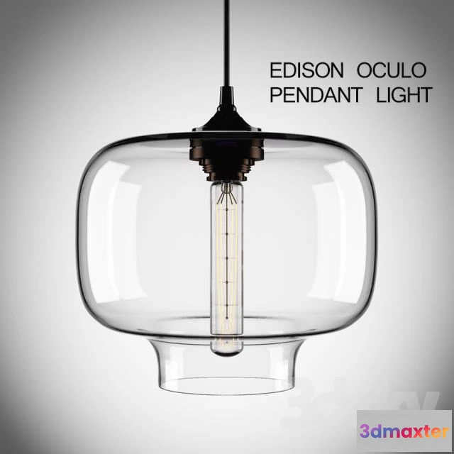 1545245 - Edison Oculo Pendant Light 3D Max
