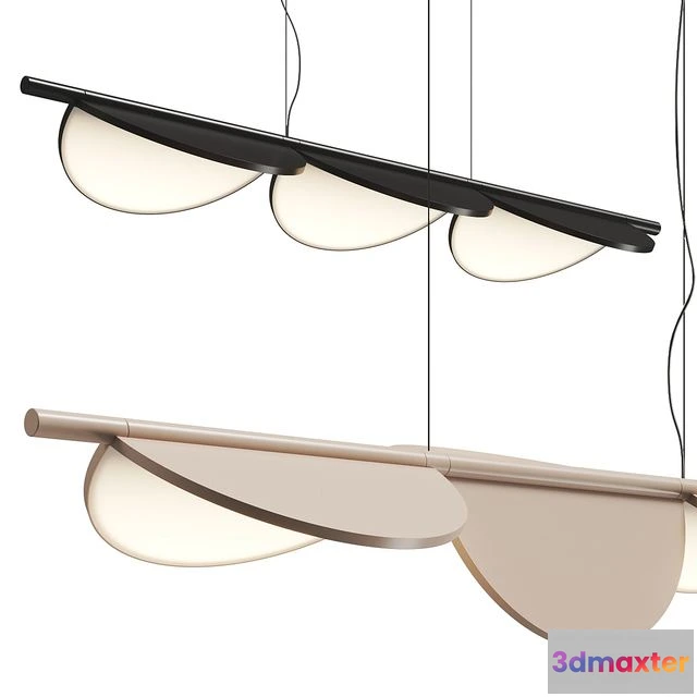 1545838 - Flos Almendra S3 Linear Pendant Lamp 3D Max
