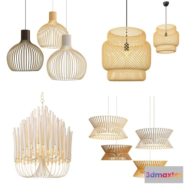 1545846 - Four Exclusive Chandelier Collection_10 3D Max