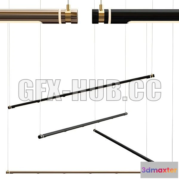 1546735 - Oneline Pendant Light 3D Max