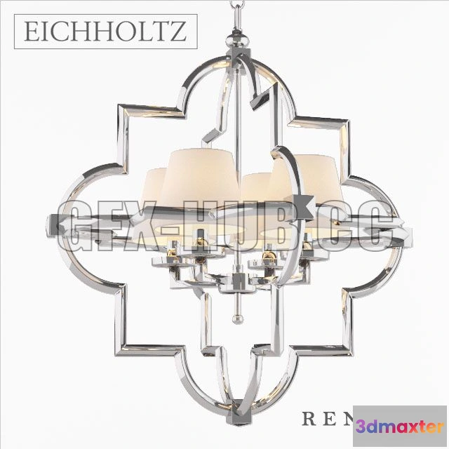 1546791 - Eichholtz Mandeville S Nickel 3D Max