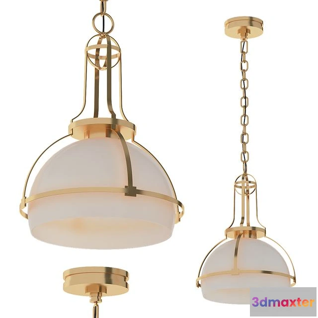 1547307 - Gracie Medium Dome Pendant 3D Max