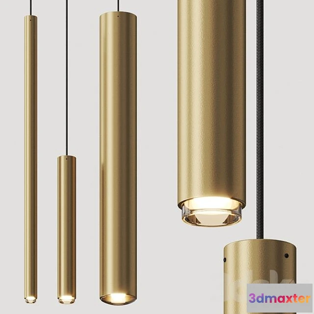 1548009 - Aldo Bernardi Tubo Line Pendant Lamps 3D Max