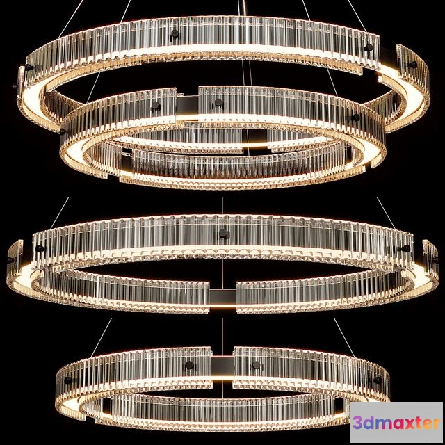 1550051 - Jackson Led Chandelier 3D Max