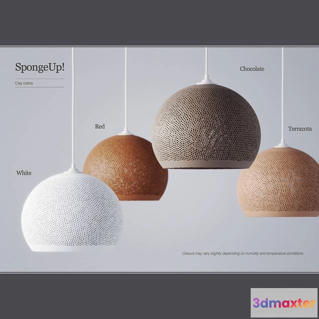 1553525 - Pott’s Sponge Up Pendant Light 3D Max