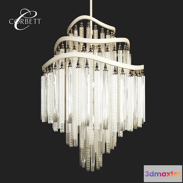 1553961 - Corbett Lighting Chimera Chandelier 3D Max
