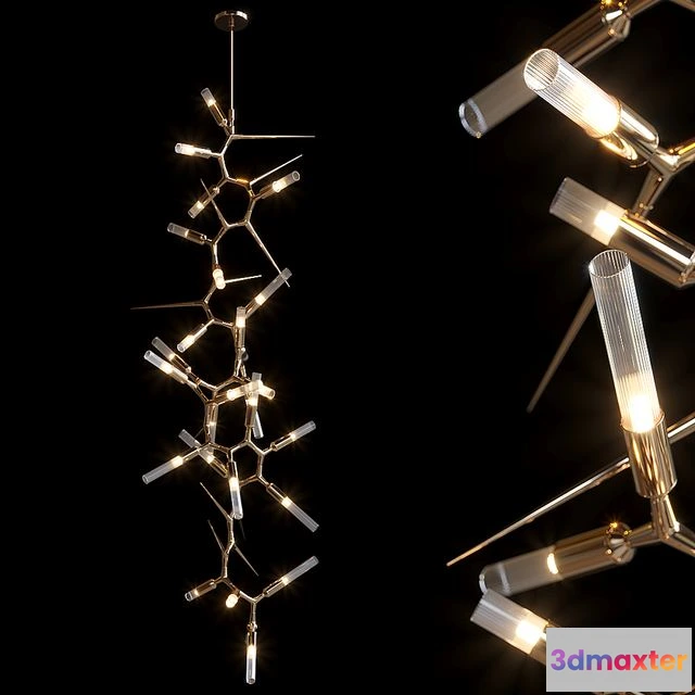 1555789 - SHARD CHANDELIER LUXXU 3D Max