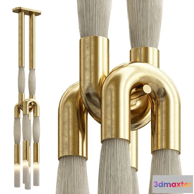 1556843 - Apparatus Horsehair Pendant Light 3D Max