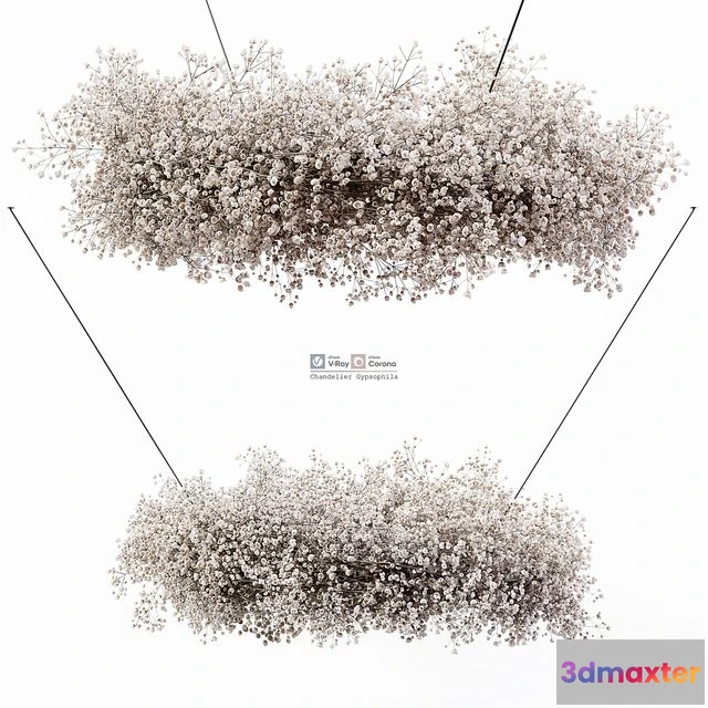 1556925 - Chandelier Gypsophila 3D Max