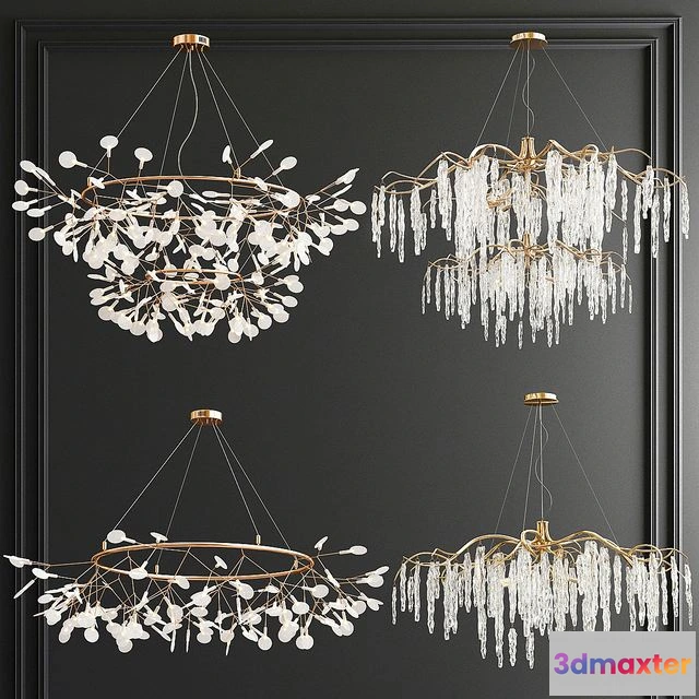 1557187 - Four Exclusive Chandelier Collection_67 3D Max