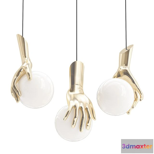 1557293 - Gold hand 3D Max