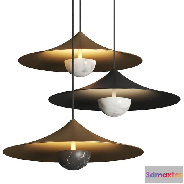 1558657 - Aromas del Campo Hat Pendant Lamp 3D Max