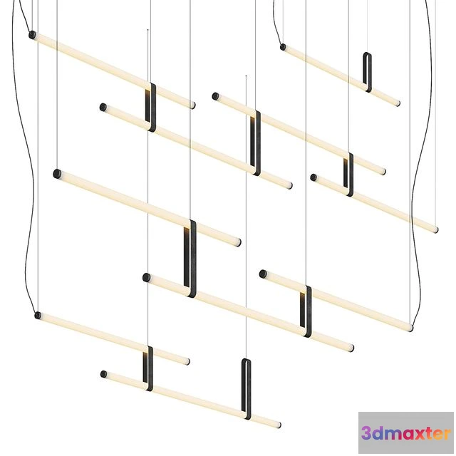 1560278 - Pendant lamp Paralela Axolight 3D Max