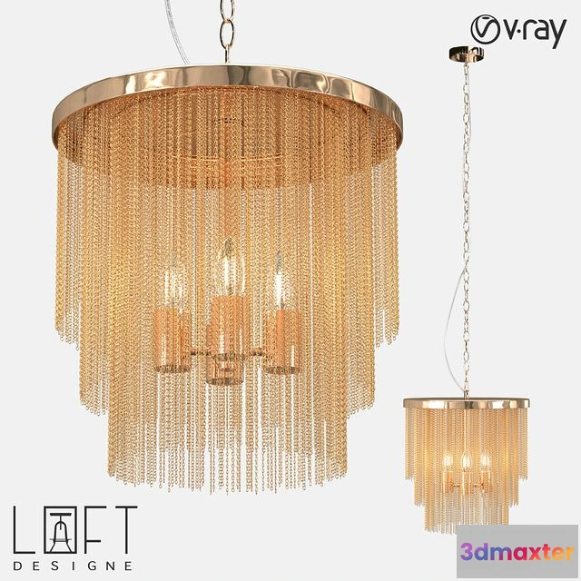 1560328 - Suspension light LoftDesigne 4779 3D Max