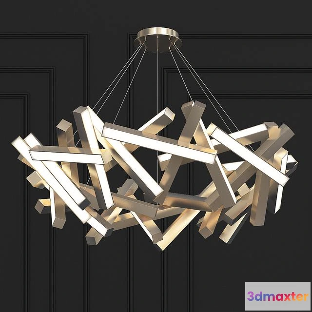1561204 - Chaos Chandelier By Modern Forms 3D Max