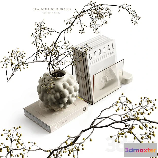 1561282 - Branching bubbles 3D Max