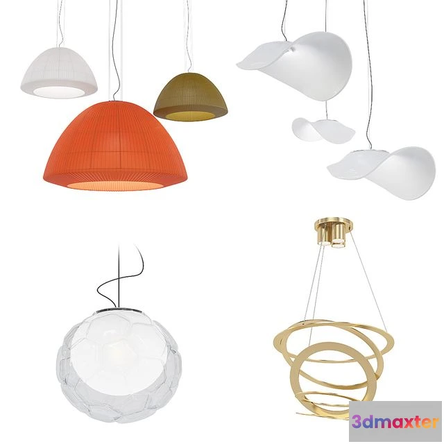 1561437 - Set99 pendant light 3D Max