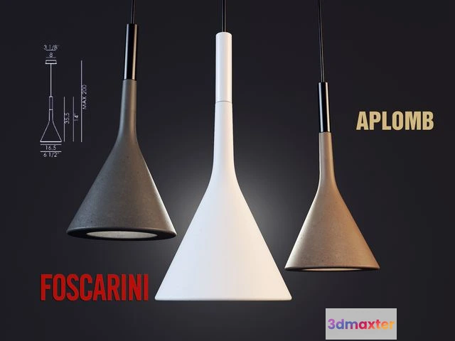 1563019 - Foscarini Aplomb pendant 3D Max