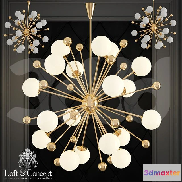 1563976 - Chandelier Magic Circus Sputnik Chandeliers 01 3D Max
