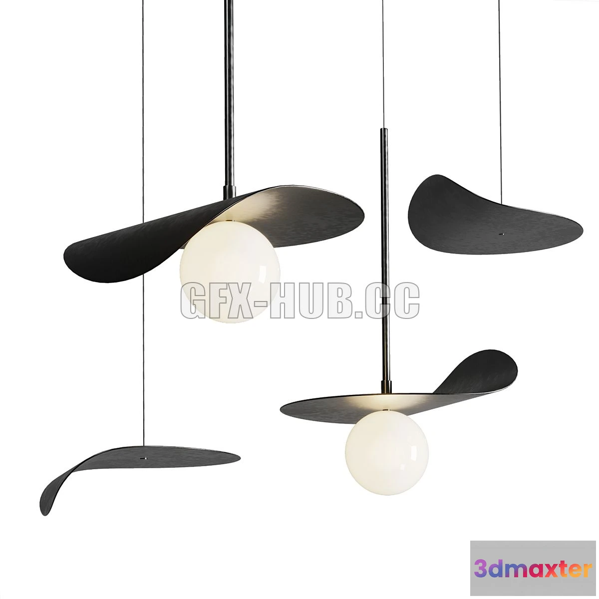 1566216 - FLOW Pendant lamp By KDLN 3D Max