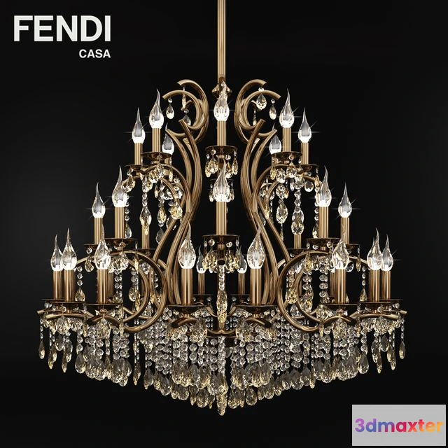 1567890 - Chandelier Fendi Casa 3D Max