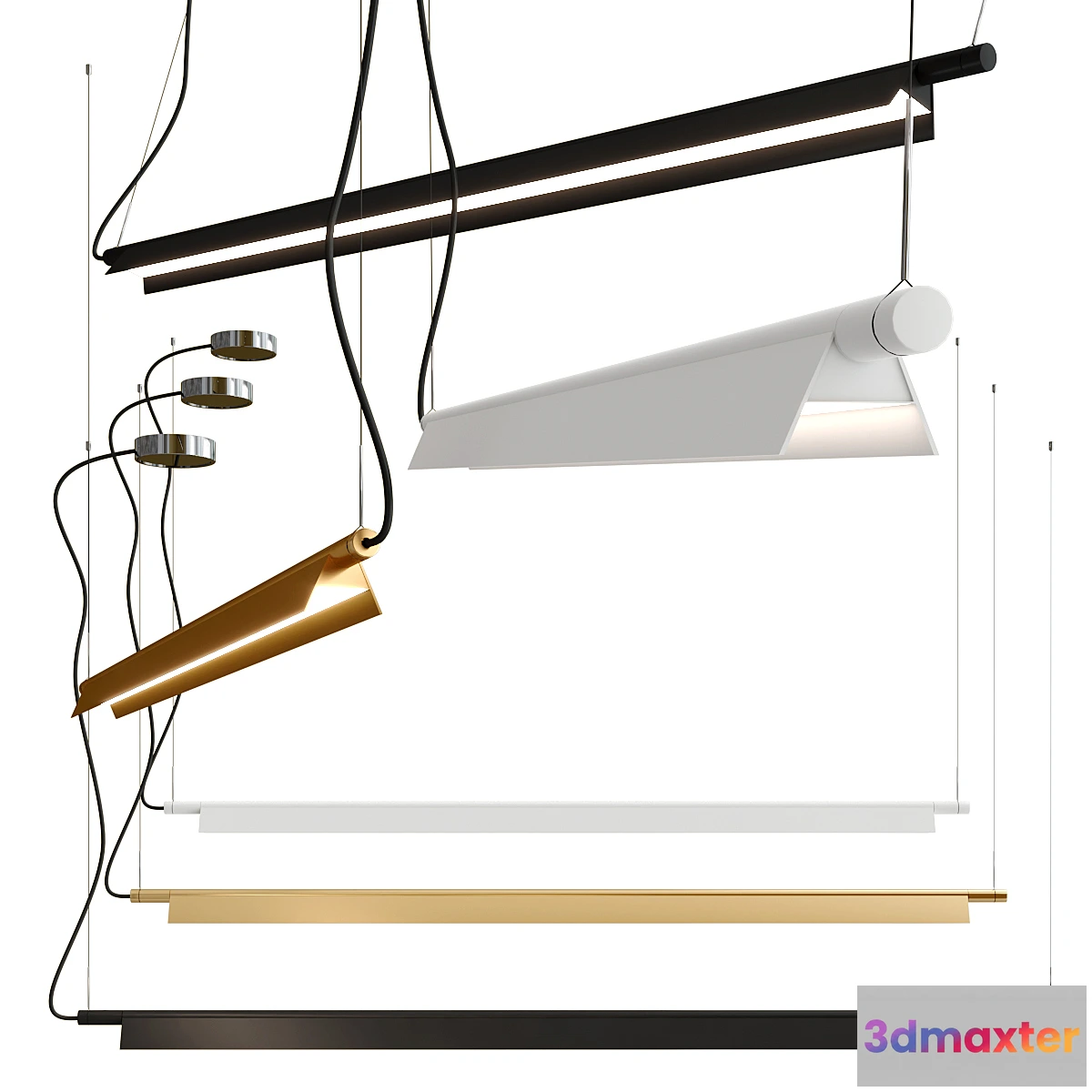 541965 - COMPENDIUM Pendant lamp By LUCEPLAN