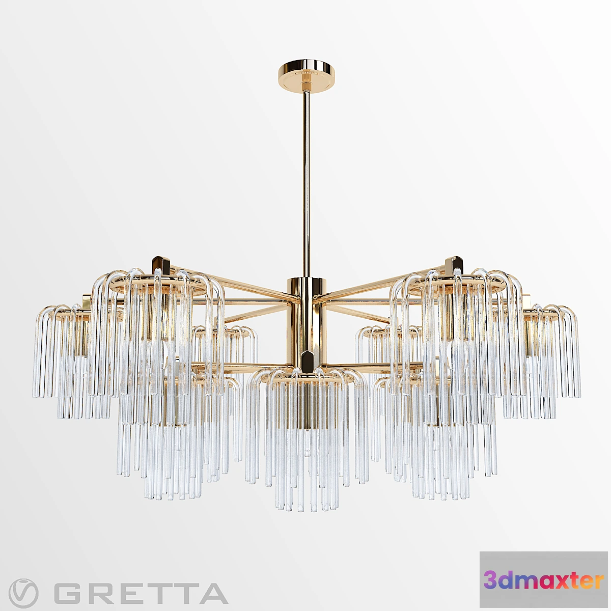 565099 - Gretta 12-LIGHT Sputnik modern-linear-chandelier