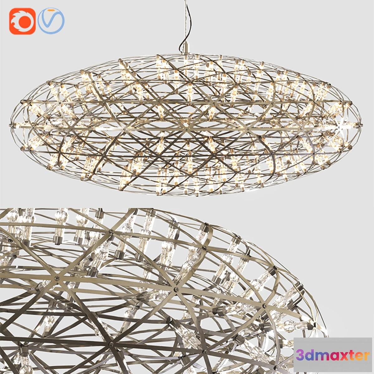 565269 - Moooi Raimond Zafu Suspended Lamp