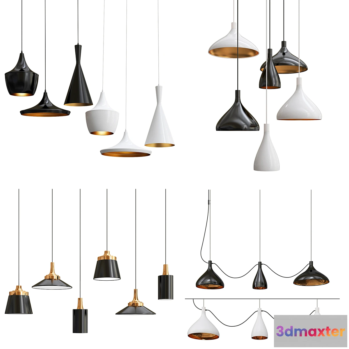 565583 - Collection of swell pendants