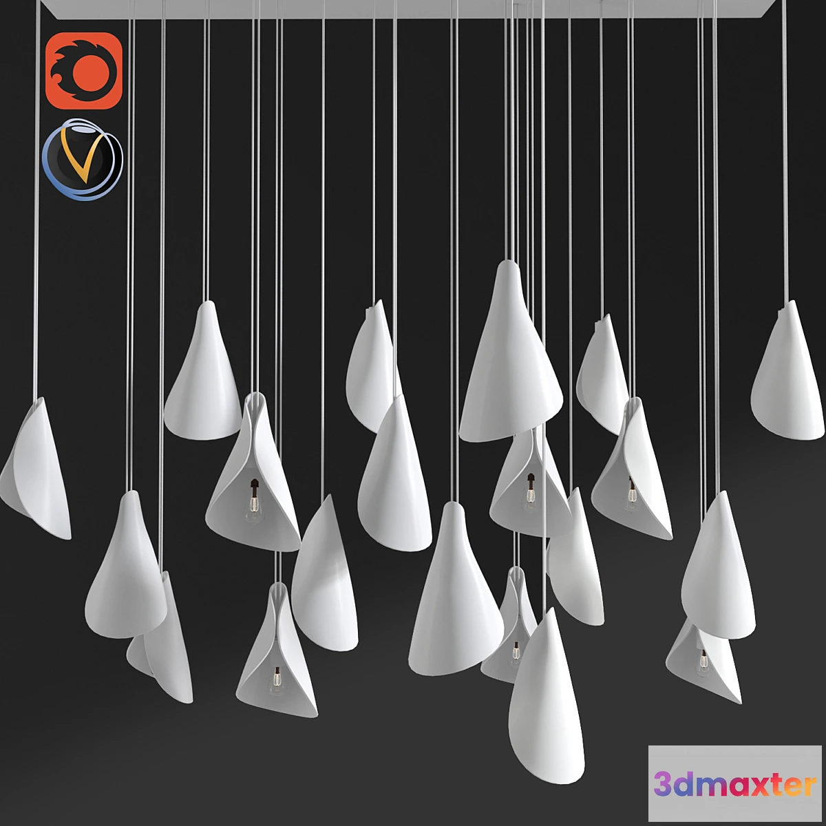 565729 - Gamadecor Pappardelle Direct Light Pendant Lamp