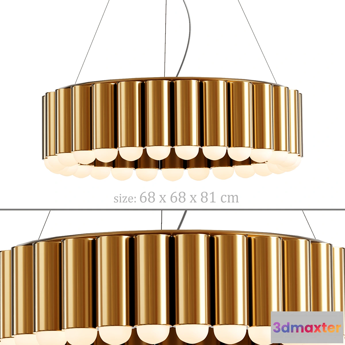 565777 - Radia Gold 60 chandelier