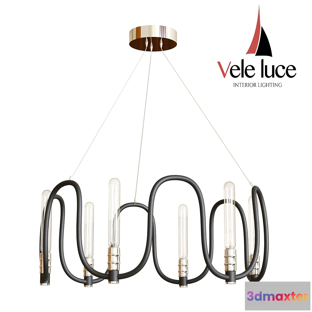 565829 - Suspended chandelier Vele Luce Camomilla VL1073L06