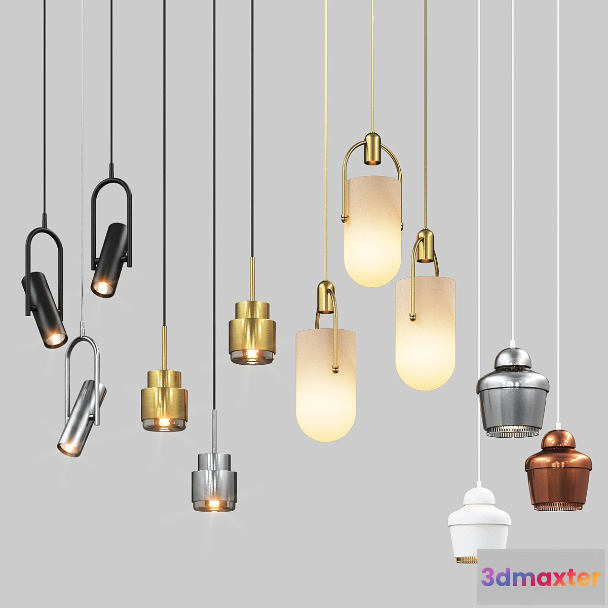 565841 - Four Hanging Light Set 02