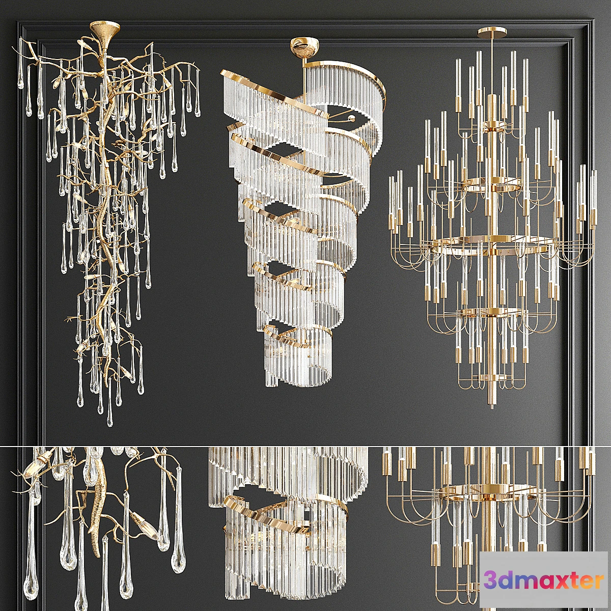 565873 - Big Chandeliers Collection - 3 type