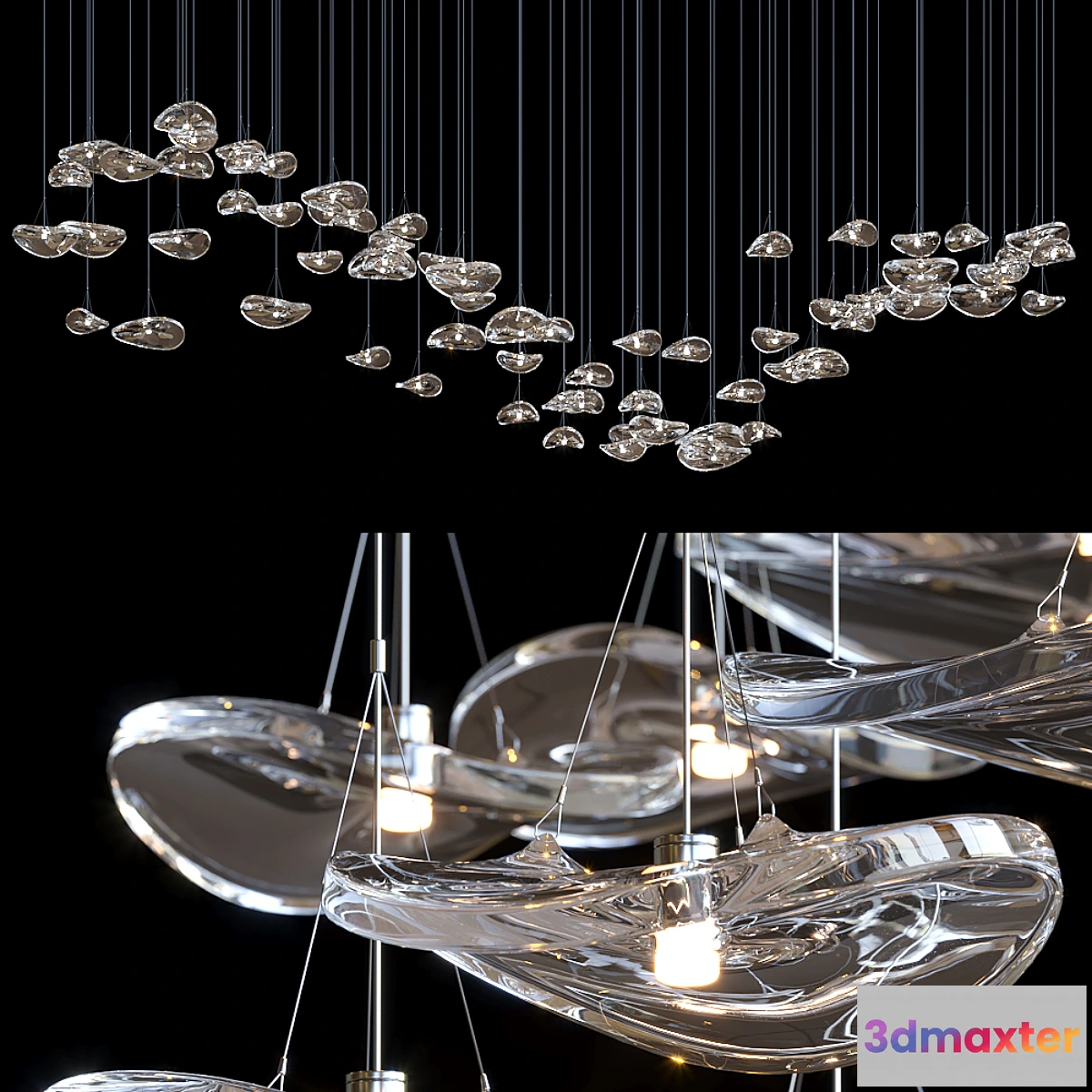 566009 - Pendant lamp Terzani - Manta