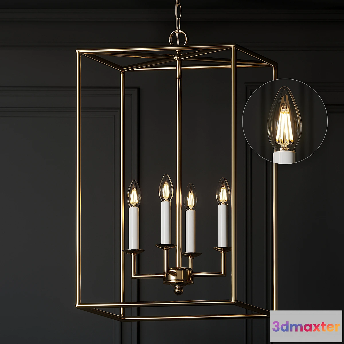 566195 - Hadley 4-Light Pendant Chandelier