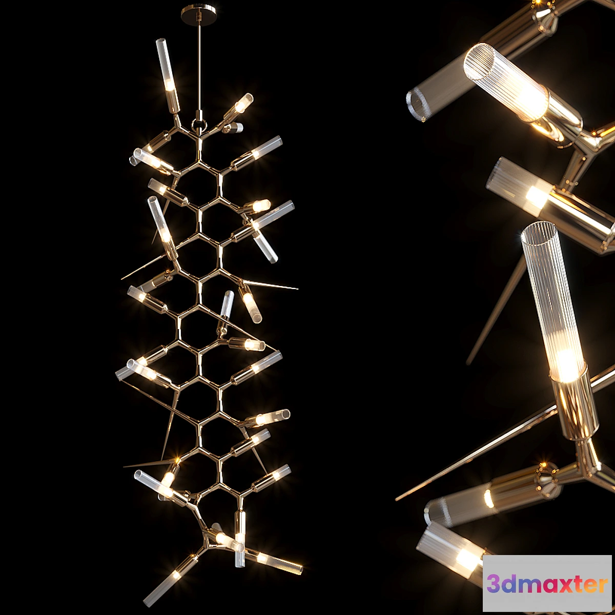 566323 - SHARD CHANDELIER LUXXU