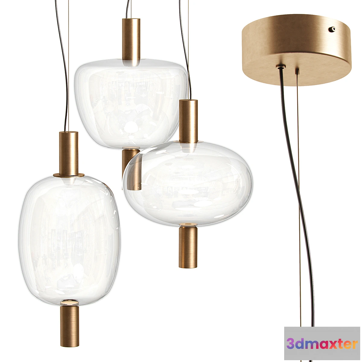 566487 - VISTOSI RIFLESSO PENDANTS 3 in 1