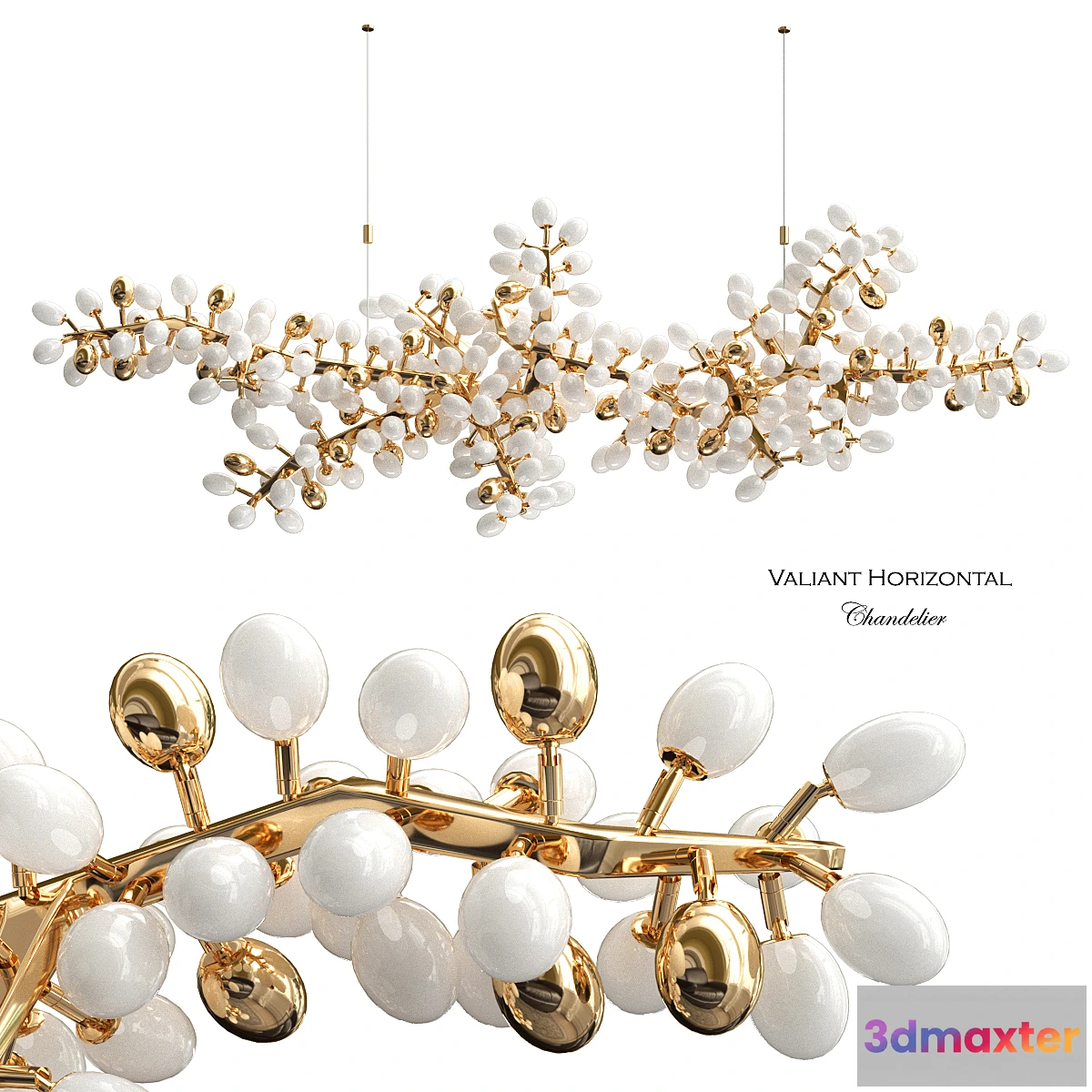 566529 - Hudson Valiant Horizontal Chandelier